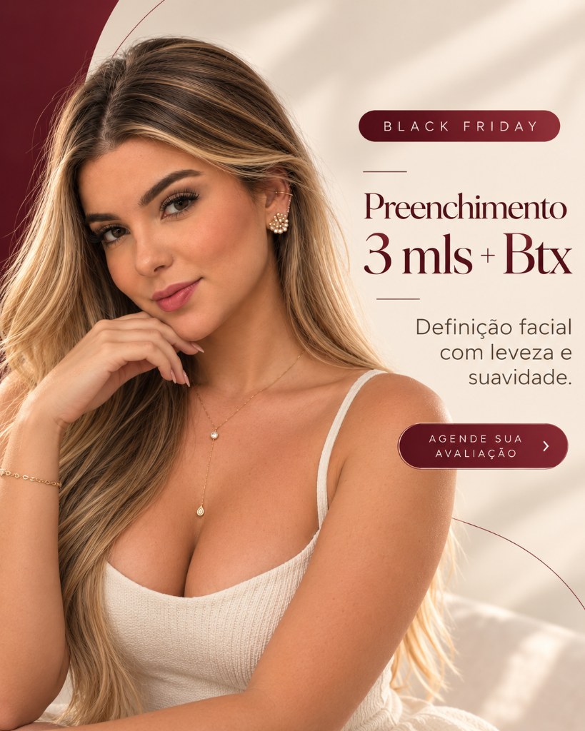 Black Friday B.Clinic — Preenchimento 3 ml + Btx